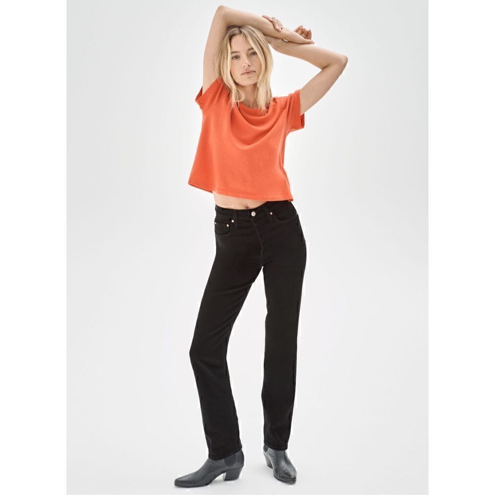 Denim Forum The Arlo High Rise Straight 24 26L